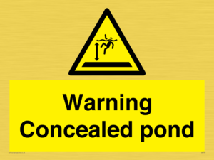 WV7539: Warning Concealed pond