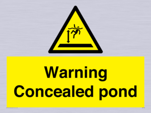 WV7539: Warning Concealed pond