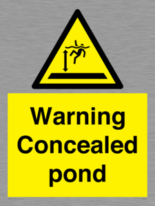 WV7539: Warning Concealed pond