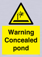 WV7539: Warning Concealed pond