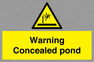 WV7539: Warning Concealed pond