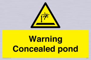 WV7539: Warning Concealed pond