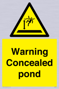 WV7539: Warning Concealed pond