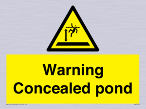 WV7539: Warning Concealed pond