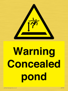 WV7539: Warning Concealed pond
