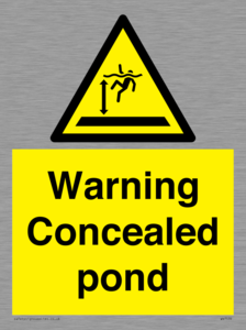 WV7539: Warning Concealed pond
