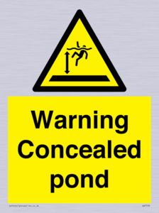 WV7539: Warning Concealed pond