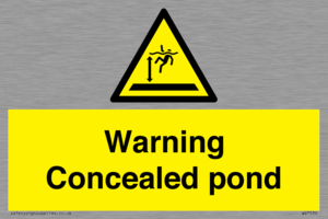 WV7539: Warning Concealed pond