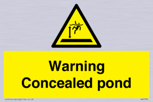 WV7539: Warning Concealed pond