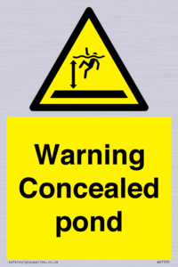 WV7539: Warning Concealed pond