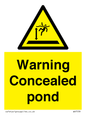WV7539: Warning Concealed pond