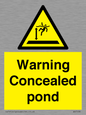 WV7539: Warning Concealed pond