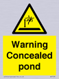 WV7539: Warning Concealed pond