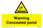WV7539: Warning Concealed pond