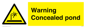 WV7539: Warning Concealed pond