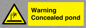 WV7539: Warning Concealed pond