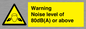 WV7540: Warning Noise level of 80dB(A) or above