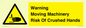 WV7768: Warning Moving Machinery Risk Of Crushed Hands