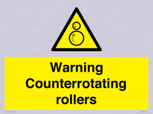 WV7769: Warning Counterrotating rollers
