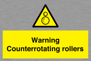 WV7769: Warning Counterrotating rollers