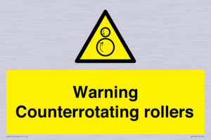 WV7769: Warning Counterrotating rollers