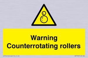 WV7769: Warning Counterrotating rollers