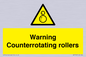 WV7769: Warning Counterrotating rollers