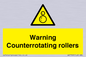 WV7769: Warning Counterrotating rollers