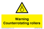 WV7769: Warning Counterrotating rollers