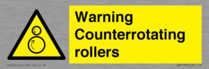 WV7769: Warning Counterrotating rollers
