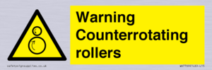 WV7769: Warning Counterrotating rollers