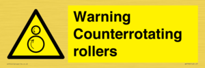 WV7769: Warning Counterrotating rollers