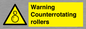 WV7769: Warning Counterrotating rollers