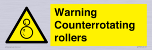 WV7769: Warning Counterrotating rollers
