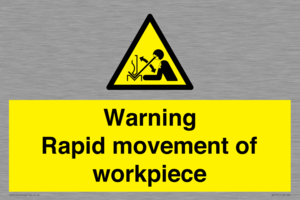 WV7771: Warning Rapid movement of workpiece
