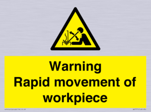 WV7771: Warning Rapid movement of workpiece