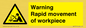 WV7771: Warning Rapid movement of workpiece