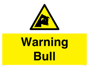 WV7772: Warning bull