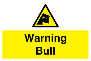 WV7772: Warning bull