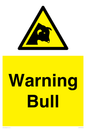 WV7772: Warning bull