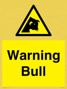 WV7772: Warning bull