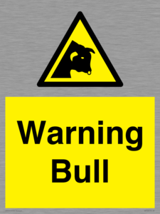 WV7772: Warning bull