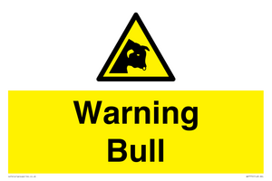 WV7772: Warning bull