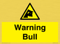 WV7772: Warning bull