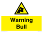 WV7772: Warning bull