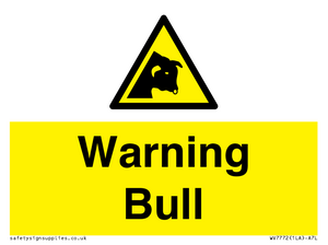 WV7772: Warning bull