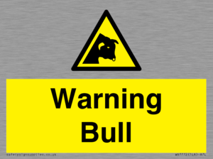 WV7772: Warning bull