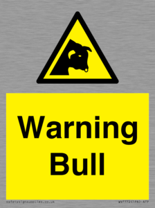 WV7772: Warning bull
