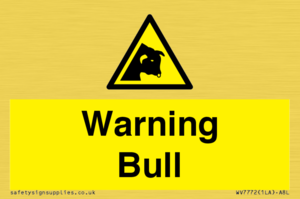 WV7772: Warning bull