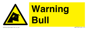 WV7772: Warning bull